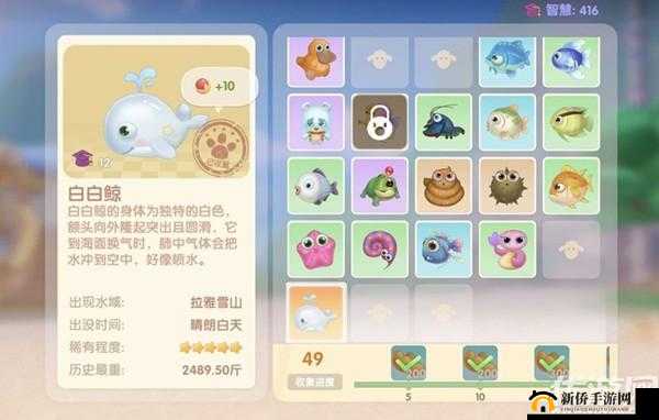 摩尔庄园手游探秘:白白鲸喷泉的梦幻奇遇