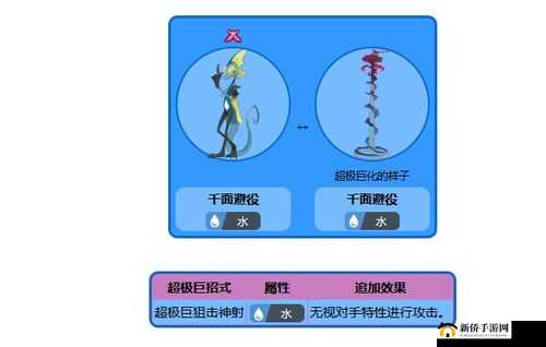 宝可梦剑盾:千面避役超极巨化的奥秘与特性详解