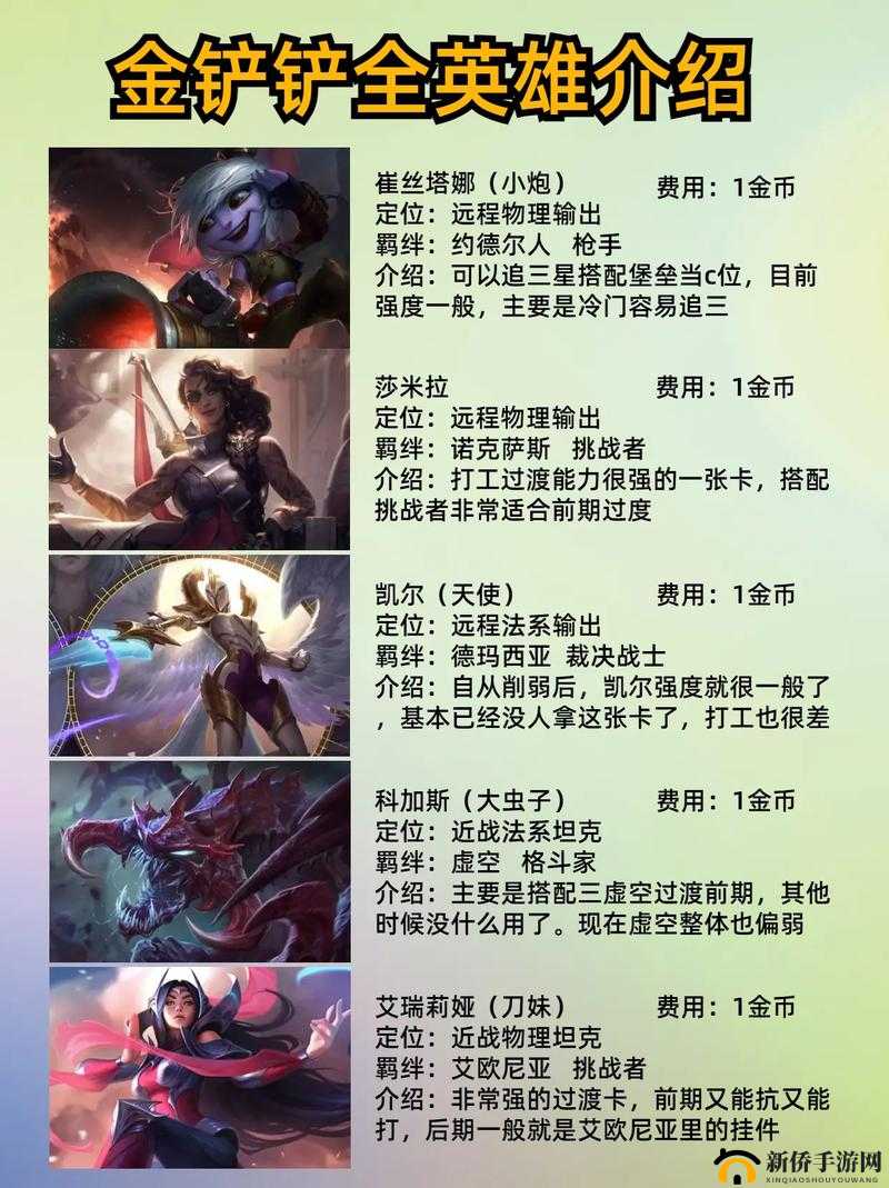 《金铲铲之战》巨龙之巢版本布隆:英雄介绍