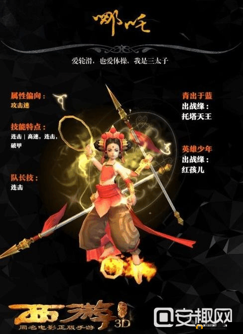 西游神魔决：哪吒图鉴