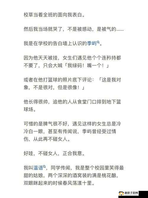 校草同桌非要撩我小当家:别样青春暧昧情