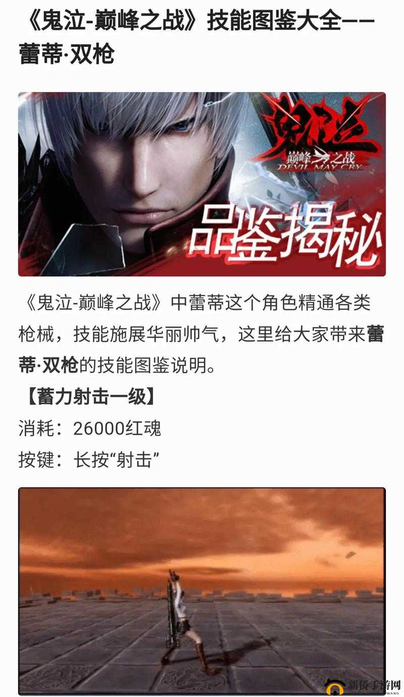深度解析：鬼泣巅峰之战第章封印入口完全攻略分享
