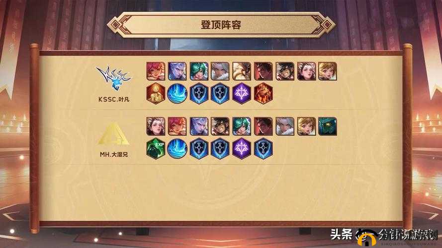 长安群雄流：王者模拟战中的强大阵容