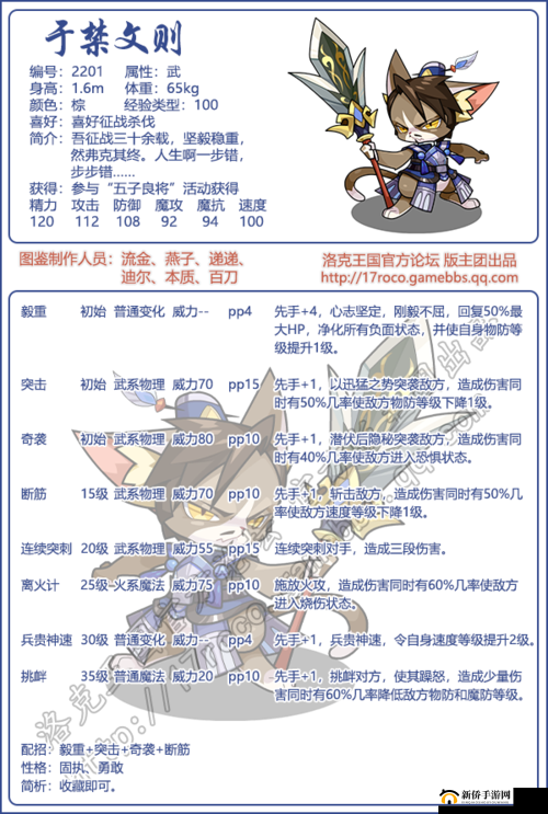 洛克王国禁文则技能表详解:核心技能览
