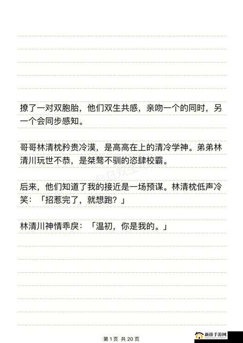 双胞胎通感夹心双男主：奇幻命运之旅