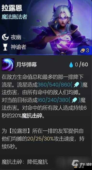 锁链战记法师戈尔娜莎全解析 技能属性装备阵容深度攻略指南