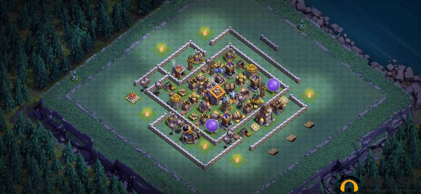 部落冲突夜世界零氪玩家冲击国区前 200 必看的超强防御阵型分享