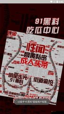 91 黑料吃瓜网:带你揭秘精彩瓜事