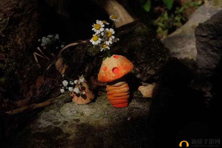 蘑菇头顶开花缝的奇妙景象