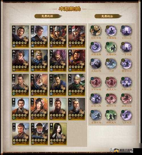 三国志2017紫将阵容选择推荐与搭配策略
