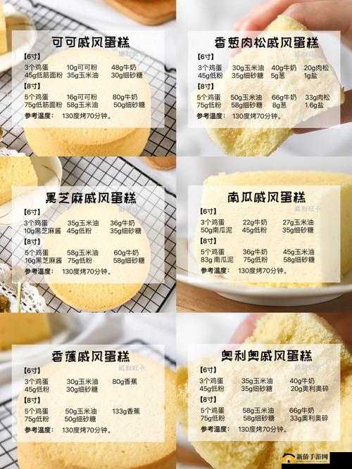 料理次元香菜戚风蛋糕,独特配方与烹饪时间揭秘