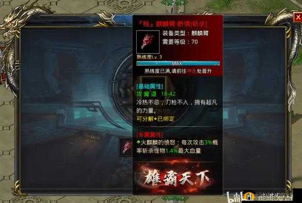 风云2手游麒麟臂怎么样?麒麟臂属性介绍及其资源管理策略