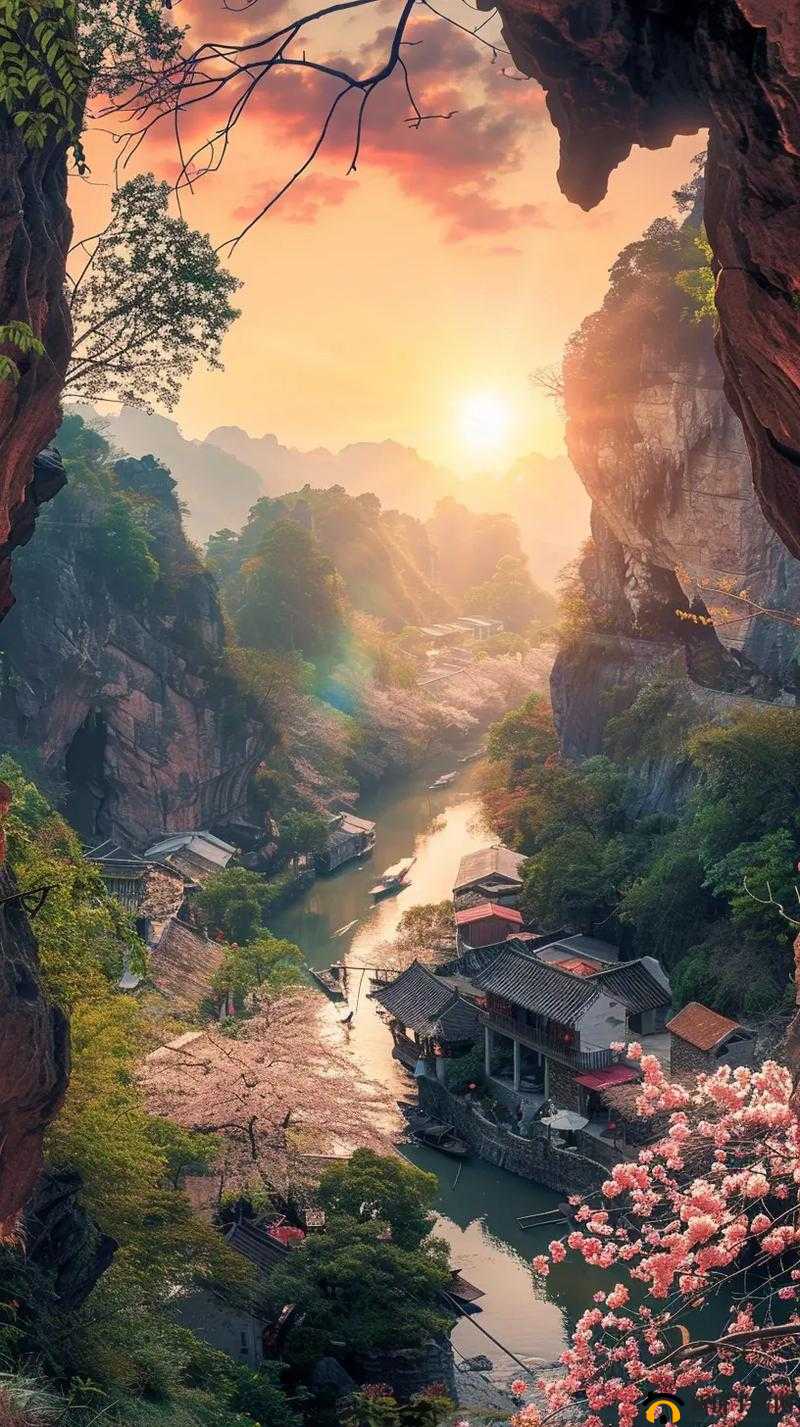 桃花洞口已是溪水潺潺:探寻世外桃源的清幽美景