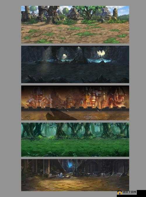 苍蓝境界动画级场景原画赏析
