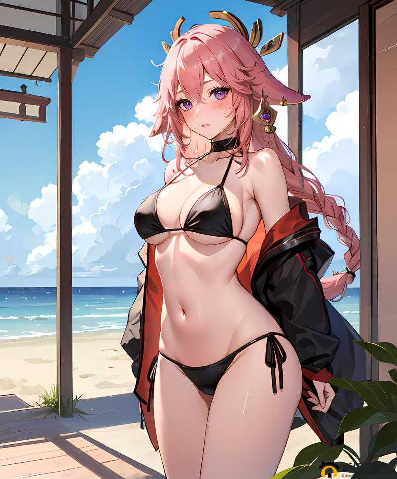 原神八重神子裸体:不可描述的俬密场景