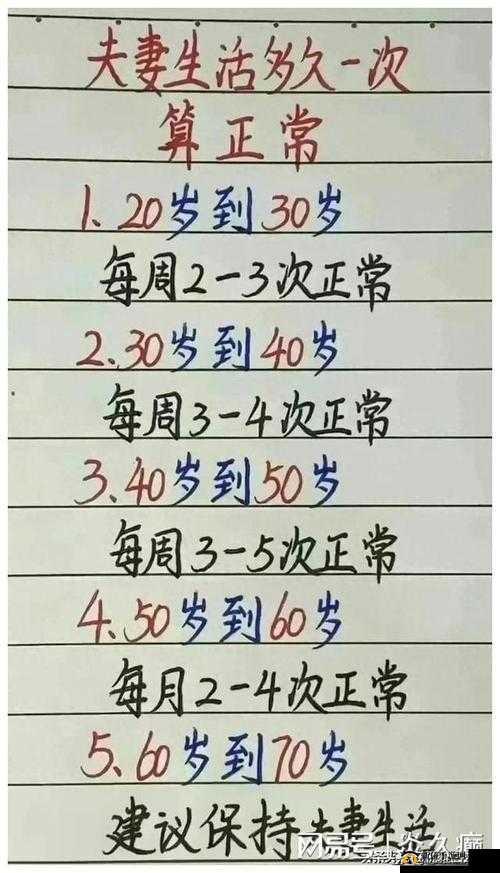 多久过一次夫妻生活属于正常:专家解答夫妻生活频率之谜