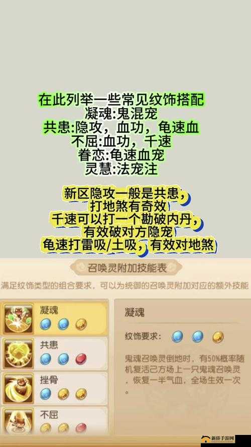 梦幻西游手游法宠纹饰搭配选择推荐