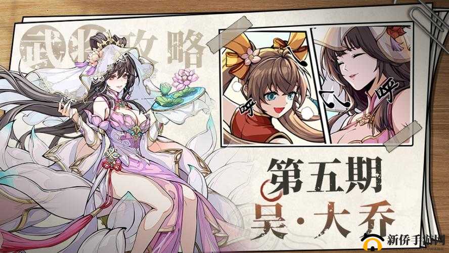 三国大英雄角色深度解读,二乔之大乔——乱世中的绝代佳人