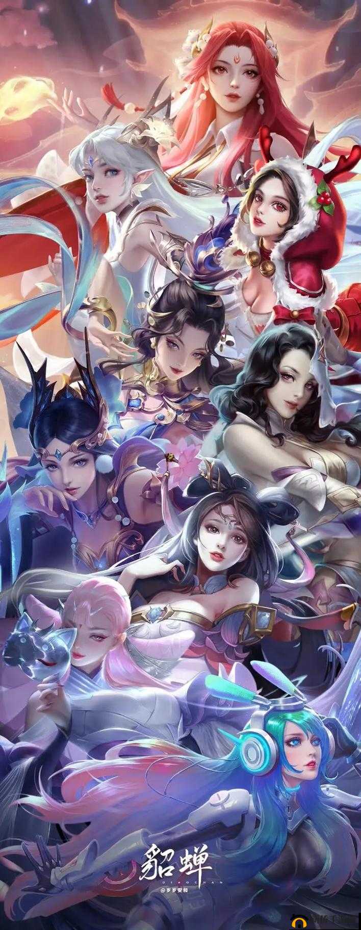 貂蝉的兔子好软水好多:绝美貂蝉演绎水中嬉戏
