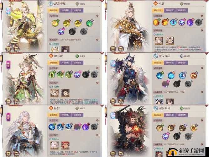 三国志幻想大陆蜀国六神战魂搭配