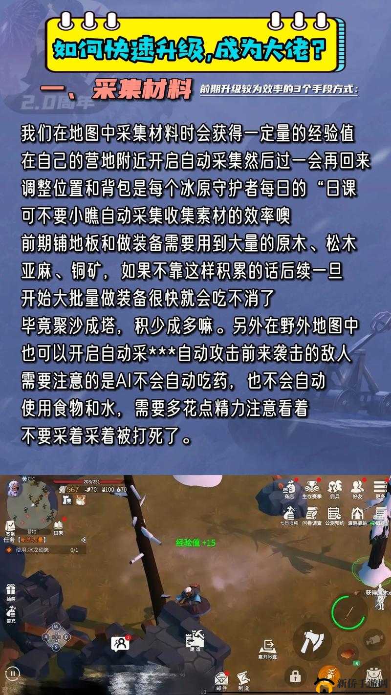 冰原守卫者新手玩法全解析