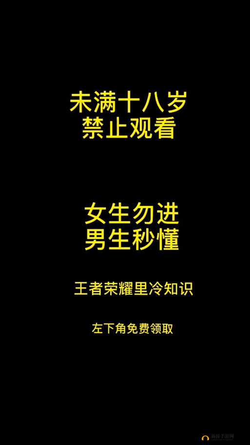 十八成年禁用网站入口:未满十八周岁勿入