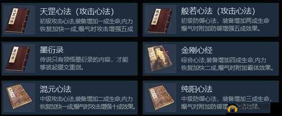 武侠乂手游心法建议,心法选择什么好