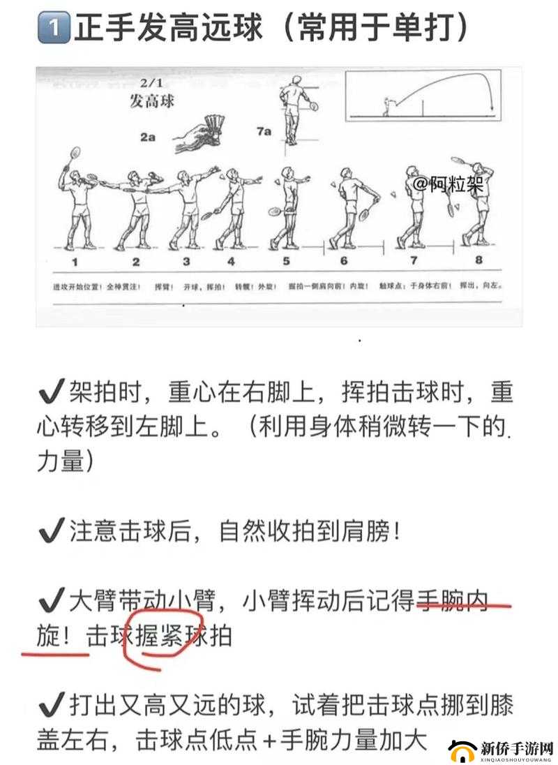 体育类游戏羽毛球高高手接住对手打过来的球的关键所在