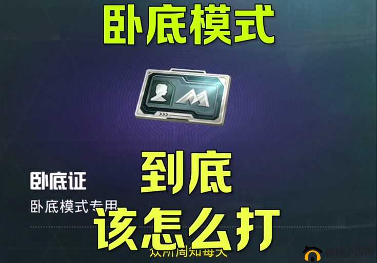 老玩家教你如何在和平精英里玩谁是卧底