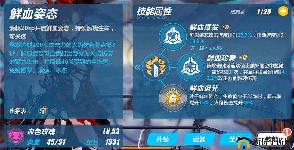 崩坏3血色玫瑰,技能全解析与战斗艺术