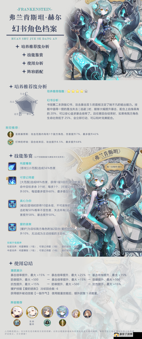 幻书启世录怎么开荒？开荒节奏榜建及阵容搭配推荐——演变史专题