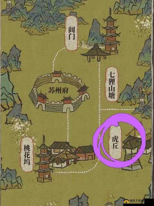 江南百景图虎丘宝箱探秘，苏州探险第三章钥匙位置全攻略