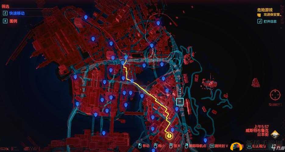赛博朋克2077传送点在哪？地图界面传送点位置及使用方法分享