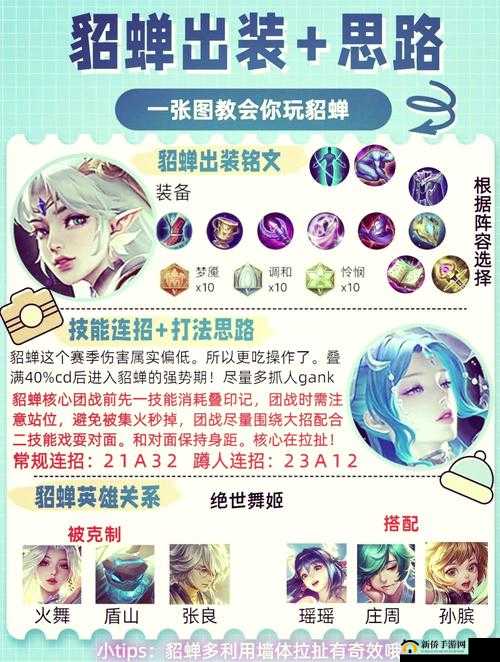 万国觉醒貂蝉技能怎么加点？貂蝉技能天赋加点升级顺序推荐