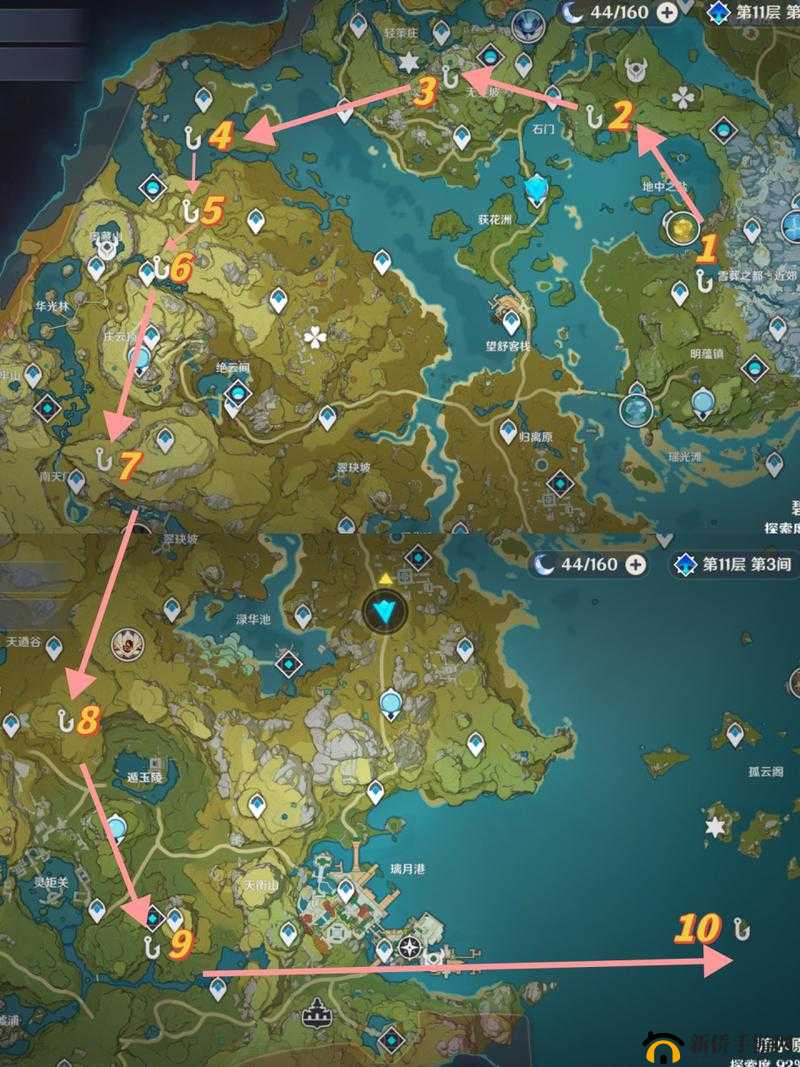 原神璃月观景点全揭秘，解锁图鉴地理志的奇幻之旅