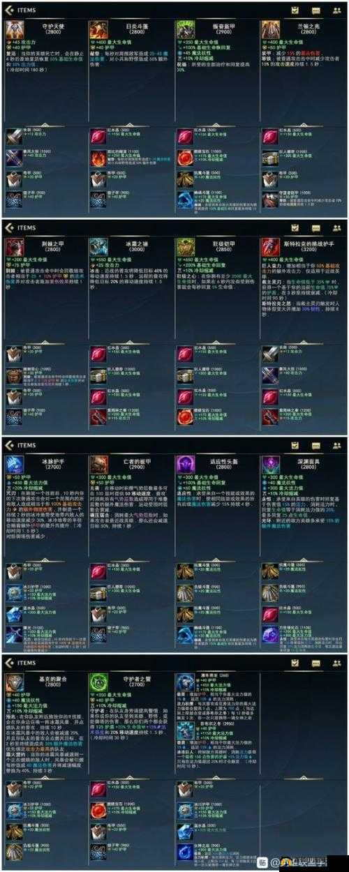 LOL手游公测法伤装备怎么合成？法伤装备合成效果汇总大全