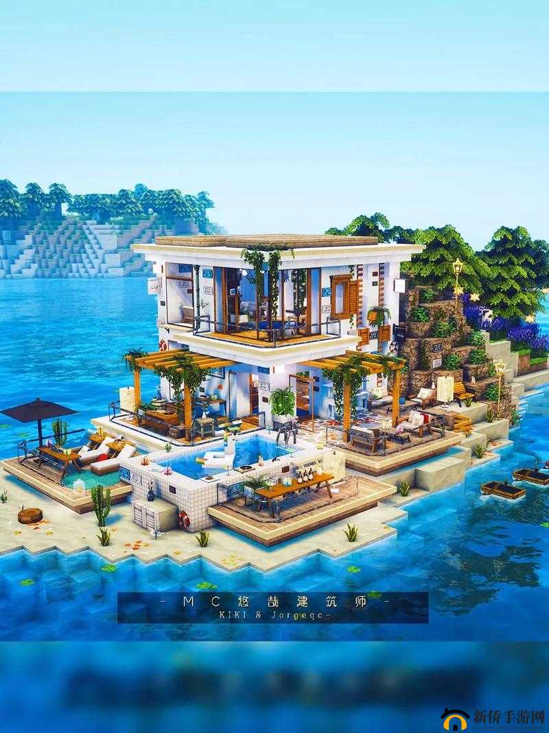 我的世界度假海景房制作教程，建造流程图文详解