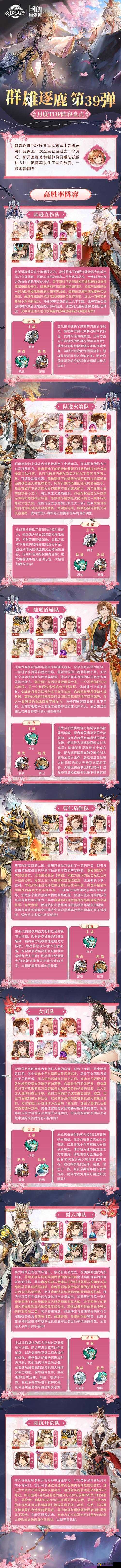 三国志幻想大陆鲁肃阵容搭配攻略，最强阵容推荐