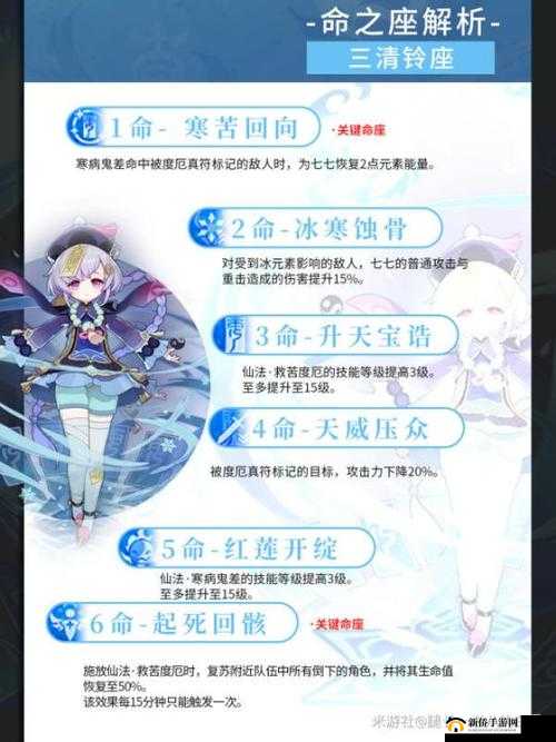 原神手游公测版七七圣遗物选择攻略，搭配推荐