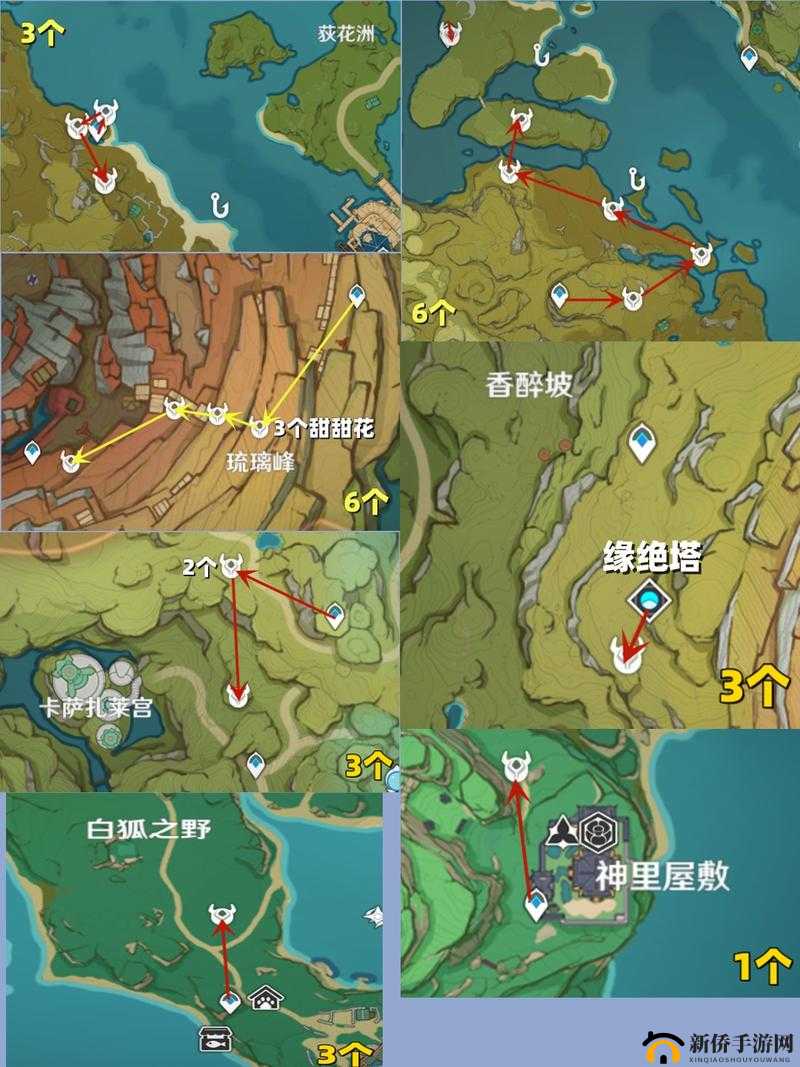 原神骗骗花在哪里？刷新位置分享