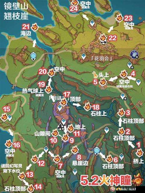 原神岩神瞳全攻略，130个分布位置大揭秘