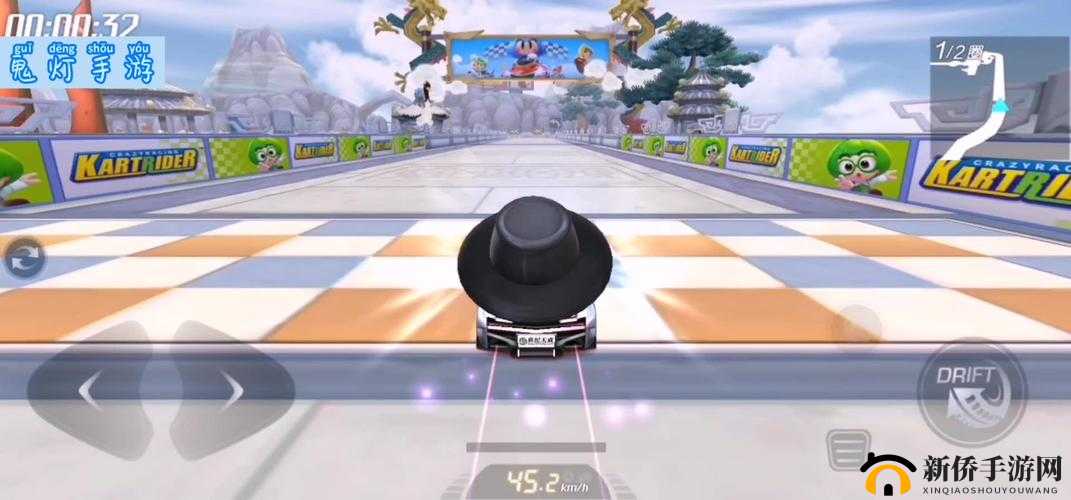 跑跑卡丁车手游杯王争霸野外修炼馆跑法技巧，极限跑图方式