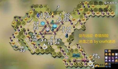 剑与远征迷霭之森隐藏怎么过？图文通关攻略全解析