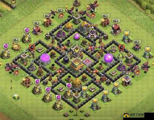 COC部落冲突8本冲杯神阵推荐,靠防御冲上黑牌碉堡了